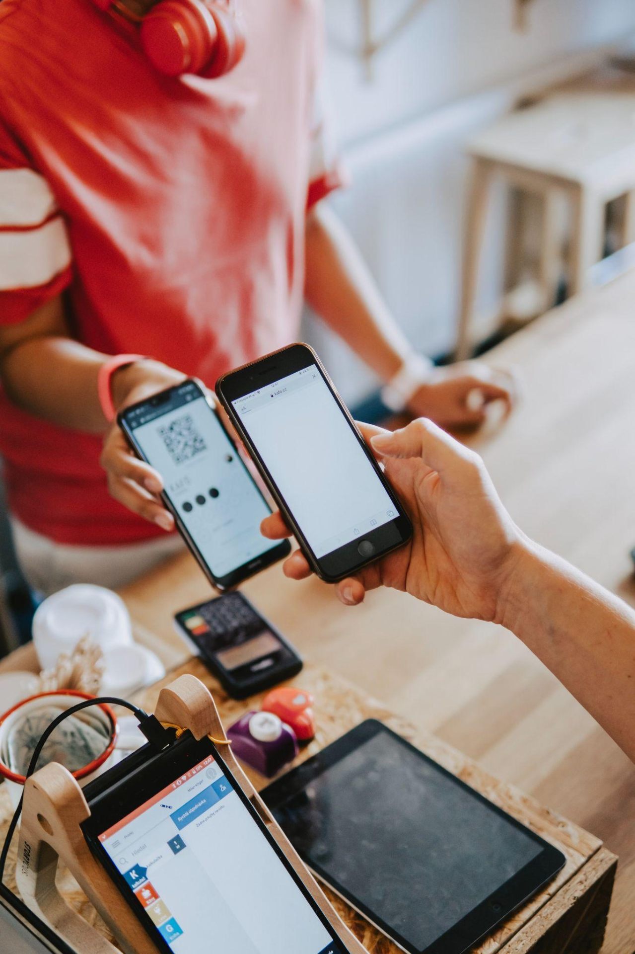 Patient paying through the Health4Travel booking flow on a mobile phone