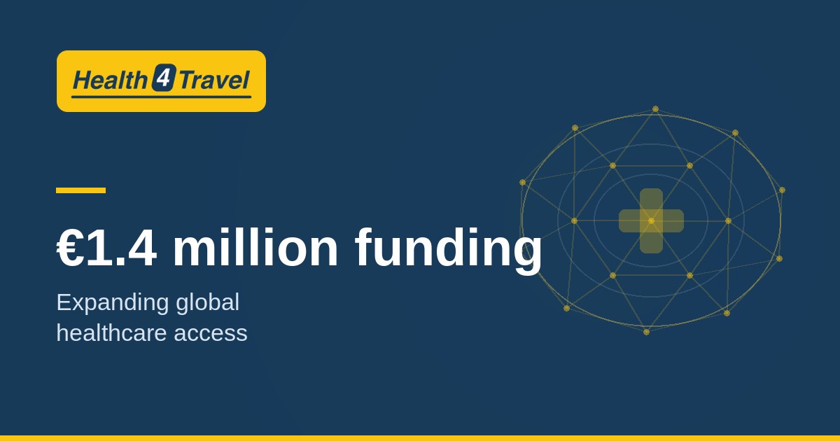 Health4Travel announces €1.4 million in funding to expand its global healthcare access platform.